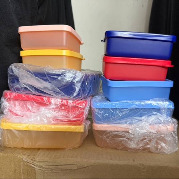 Colorful Stackable Storage Containers - Picture 1 of 1